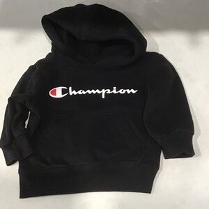 Champion Kids Black Pullover Hoodie
